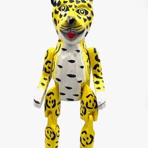 Monkey Business Cheetah Puppet Ornament